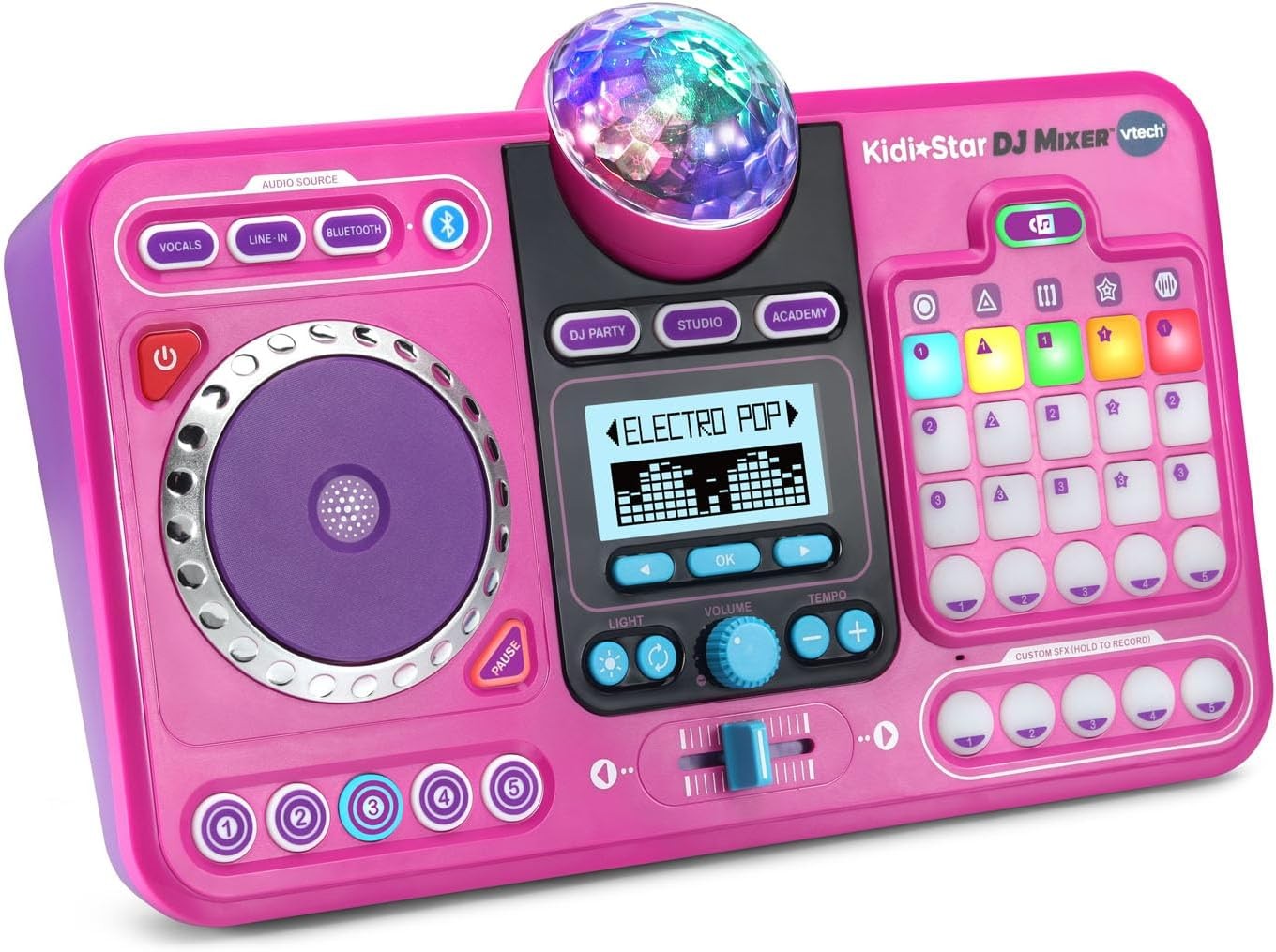 VTech Kidi Star DJ Mixer – Pink (English Version)