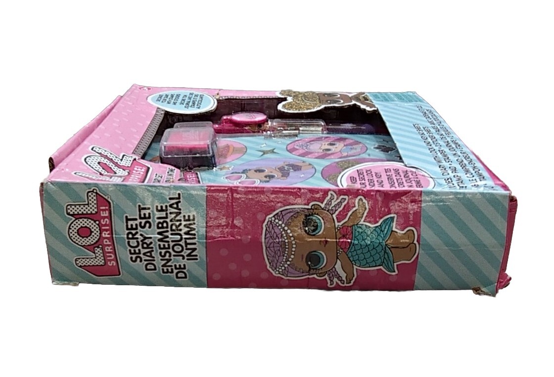 LOL SURPRISE SECRET DIARY SET STICKERS STAMPS PEN LOCK AND KEY NEW