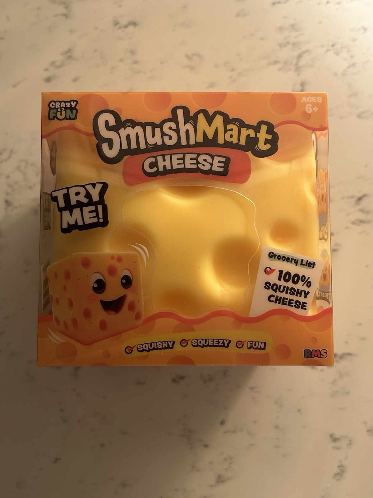 🧀 Smush Mart Cheese VIRAL TikTok SQUISHY USA Crazy Fun Squeeeezy