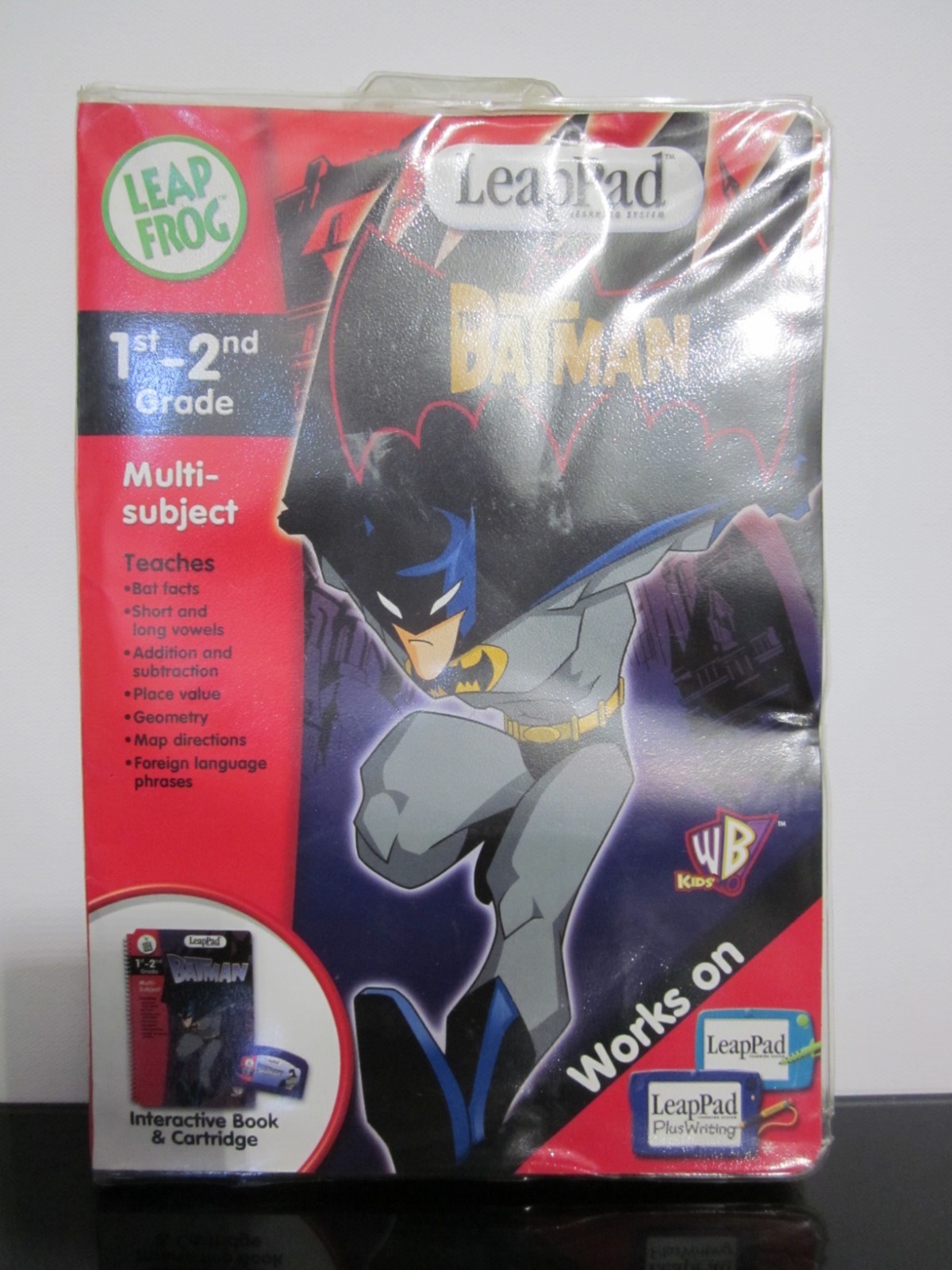 Leap Frog LeapPad The Batman 1st-2nd Grade Multi-Subject Book & Cartridge