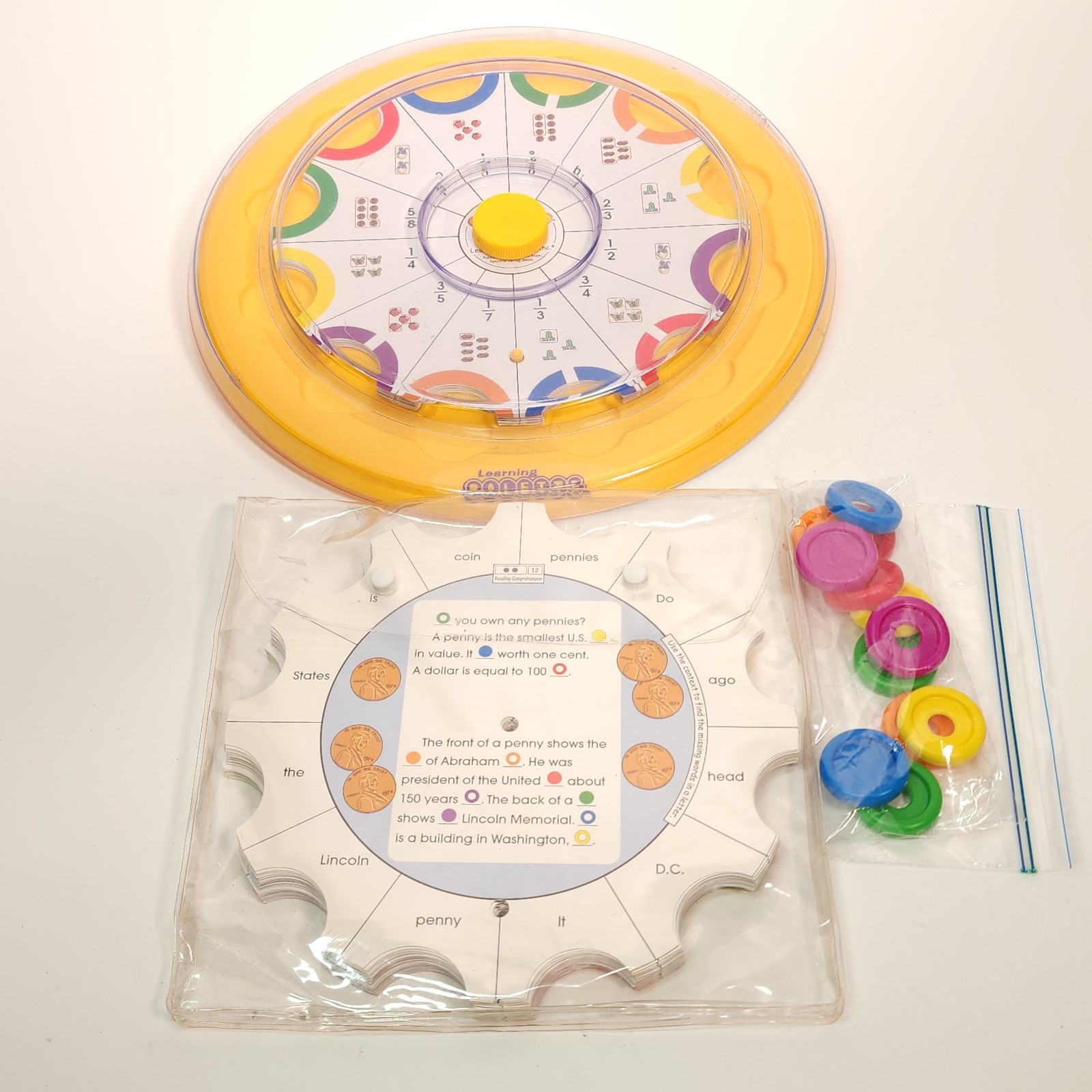 Learning Palette Base Vocab Capitalization Puctuation Reading Comp Fractions