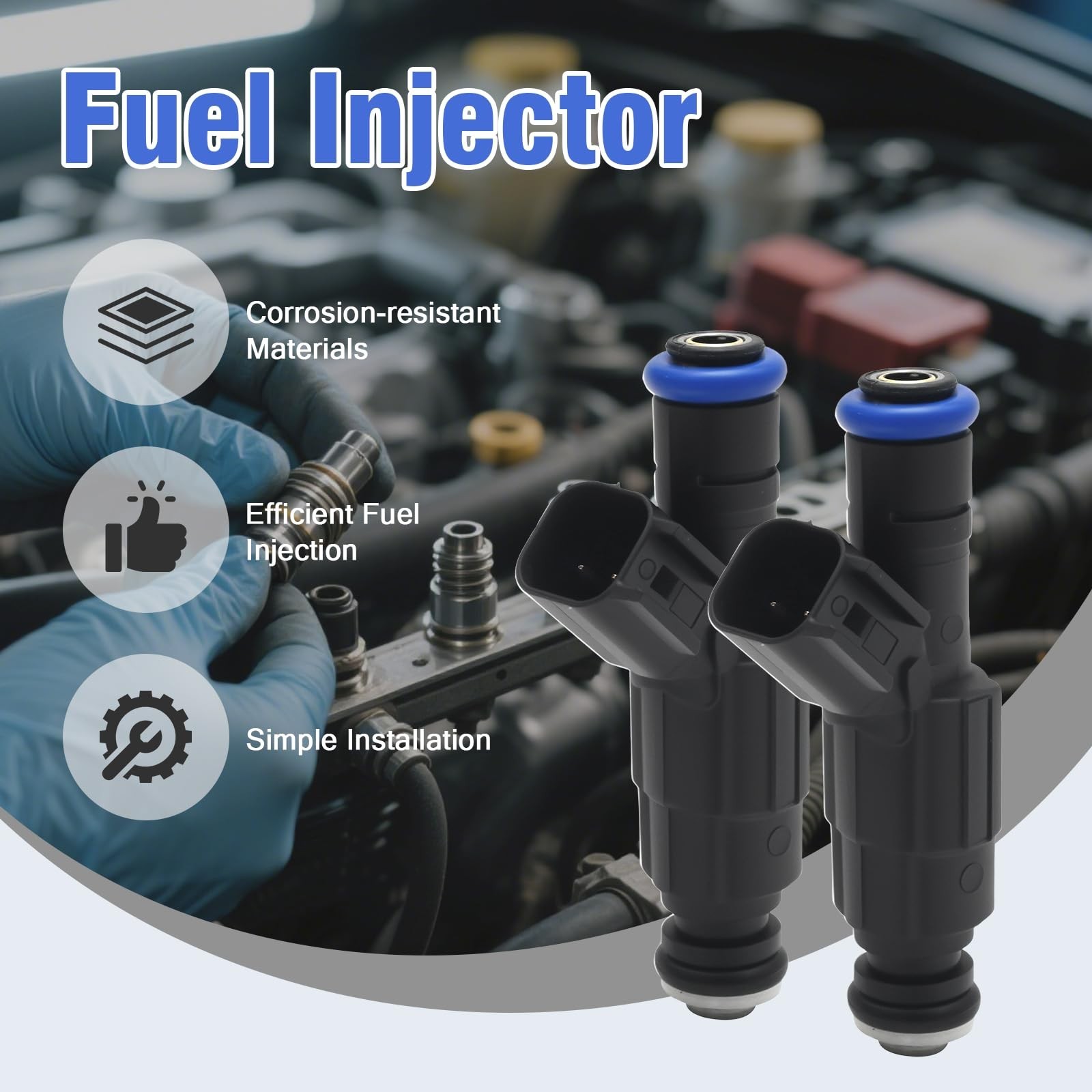 6Pcs 0280158020 Fuel Injectors, Replacement for Jeep Grand Cherokee Liberty, …