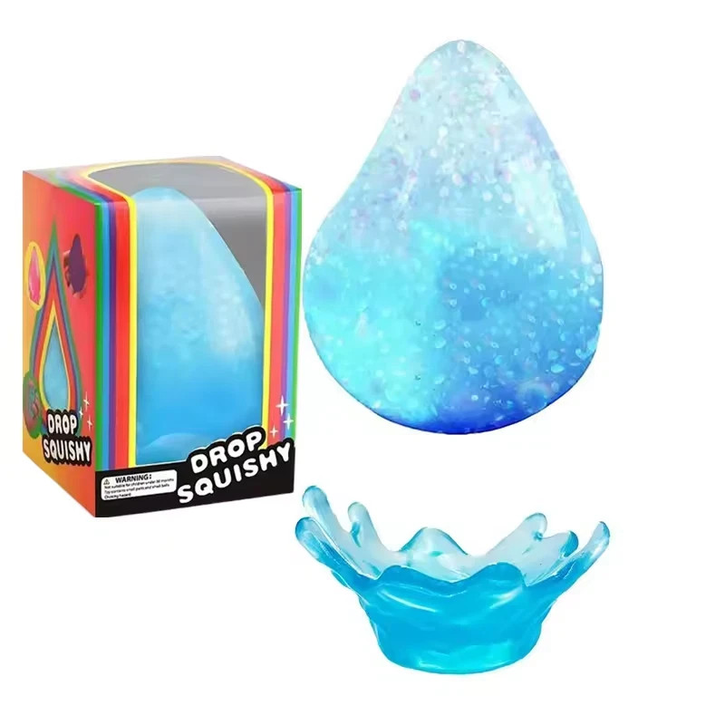 Dream Drop -Sensory Squeeze Toy w/ Dreamy Smooth Squeeze – 3″ Tall Blue”unbrand”