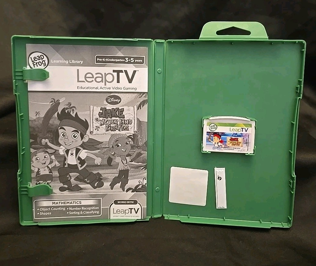 Leap Frog Leap TV Jake Never Land Pirates Game Complete