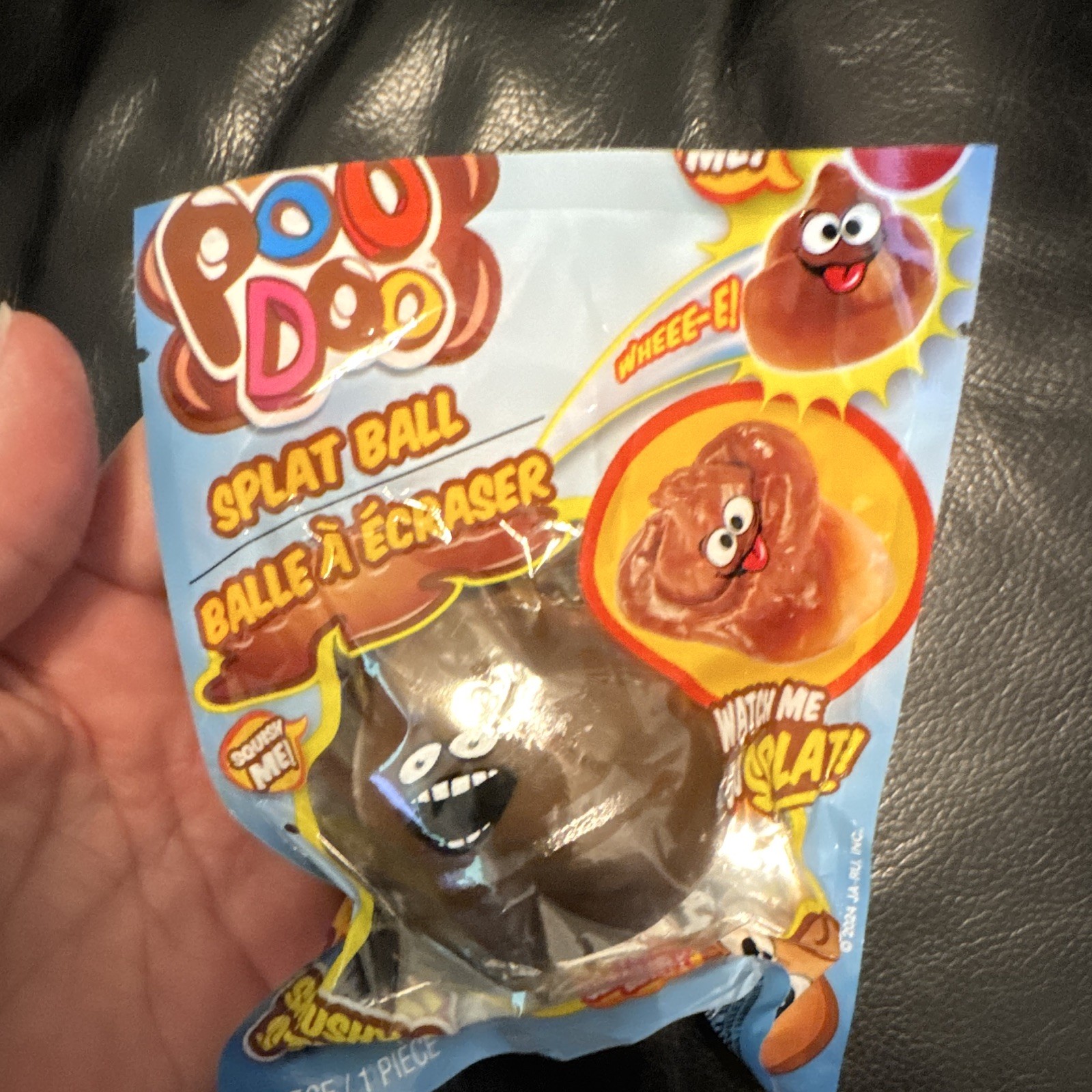 Squishy set Poop Dee Poo Doo Splat Ball & Fuzz Ball Flower Power Squeeze Toy Lot