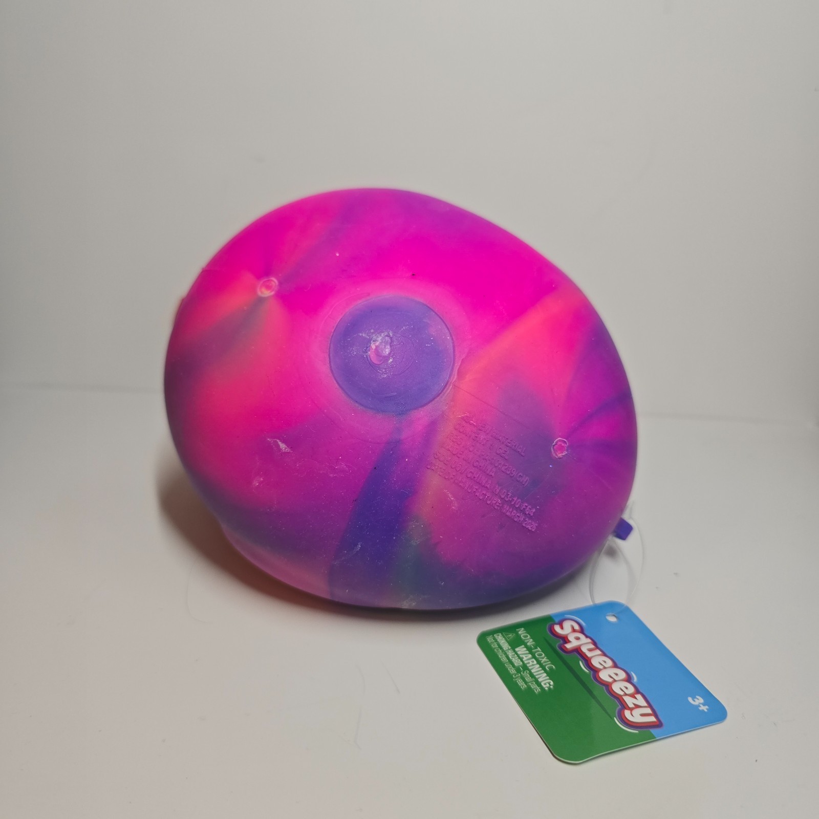 Sunny Days Jumbo Squeezy Duck – Tie-Dye Squishy Stress Relief Toy – New RARE