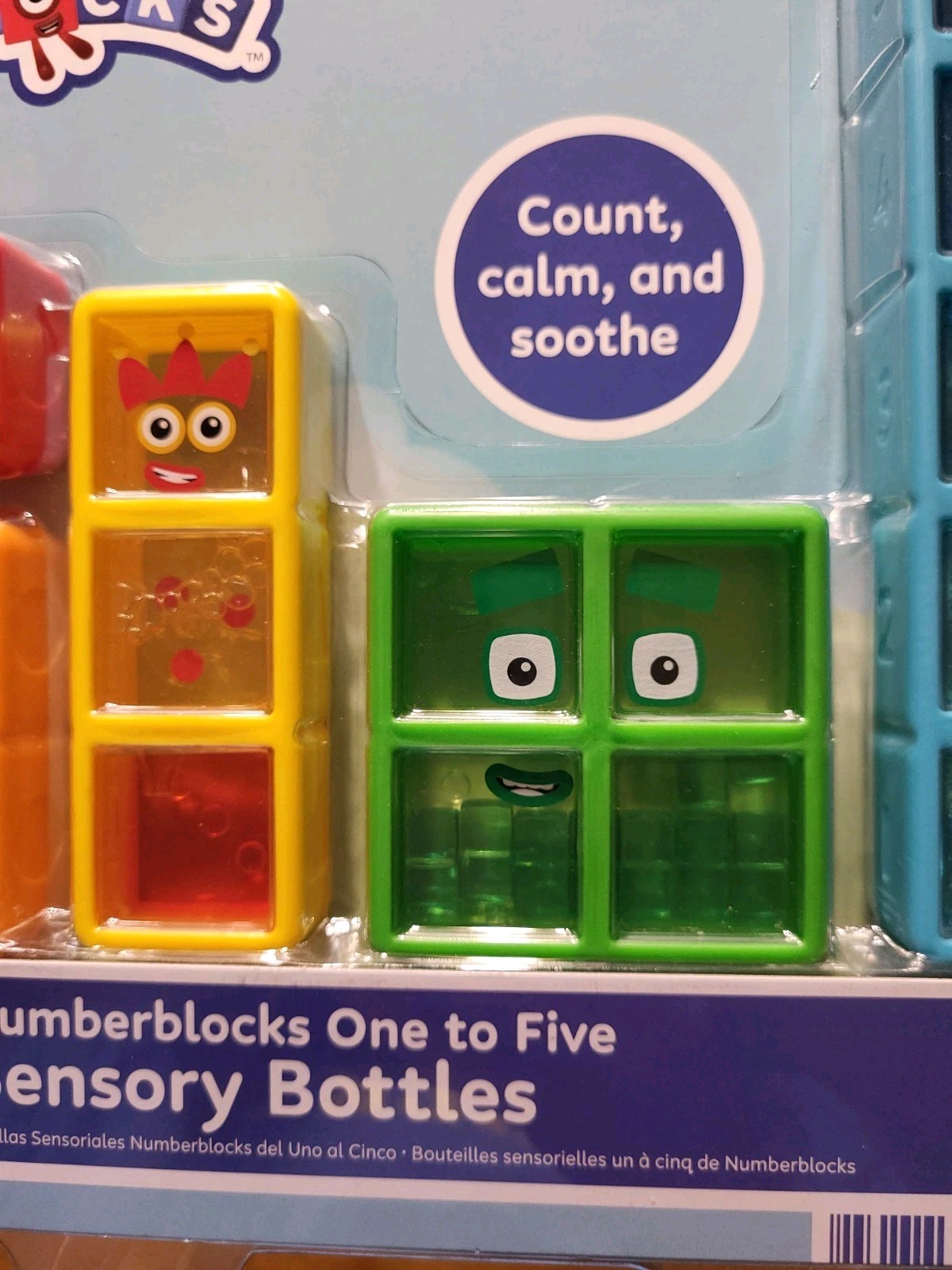 Number Blocks Sensory Bottles One to Five Numberblocks Counting Toy hand2mind