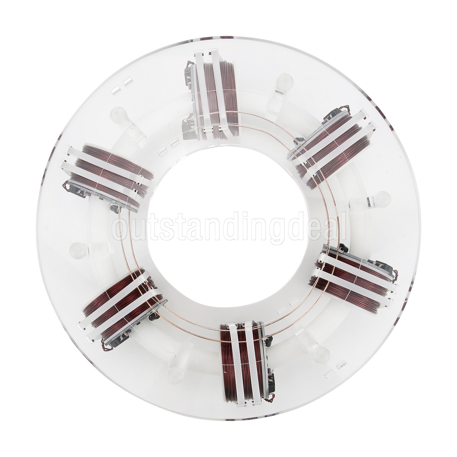 Ring Accelerator 6-Coil Version Unassembled Magnet Scientific Experiment Toy Kit