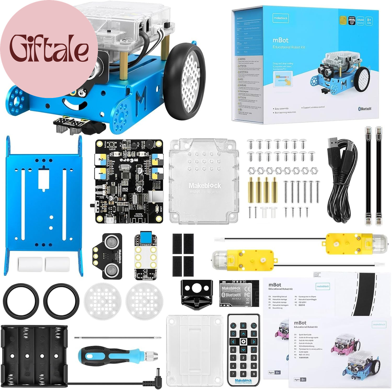 Mbot Robot Kit, Robotics for Kids Ages 8-12 Learn to Code with Scratch & Arduino