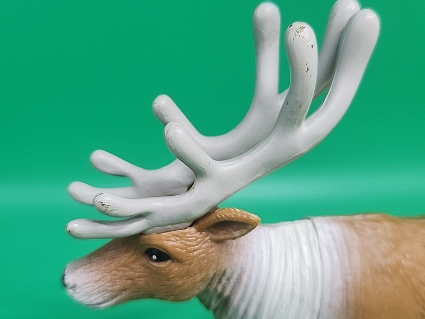 Reindeer & Polar Bear North Pole Alaska Wildlife Toy Animal Figure Lot Christmas