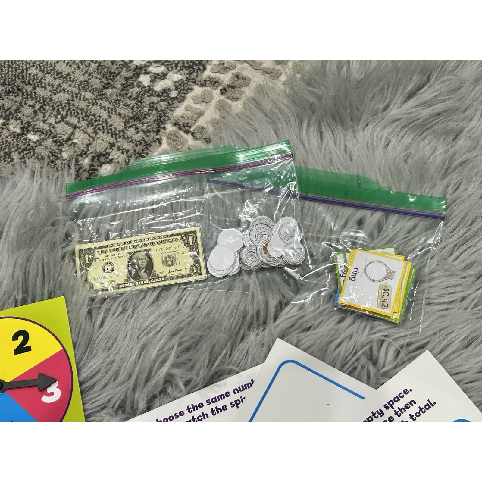 Scholastic Counting Money Dry Erase Learning Activity Set K-2