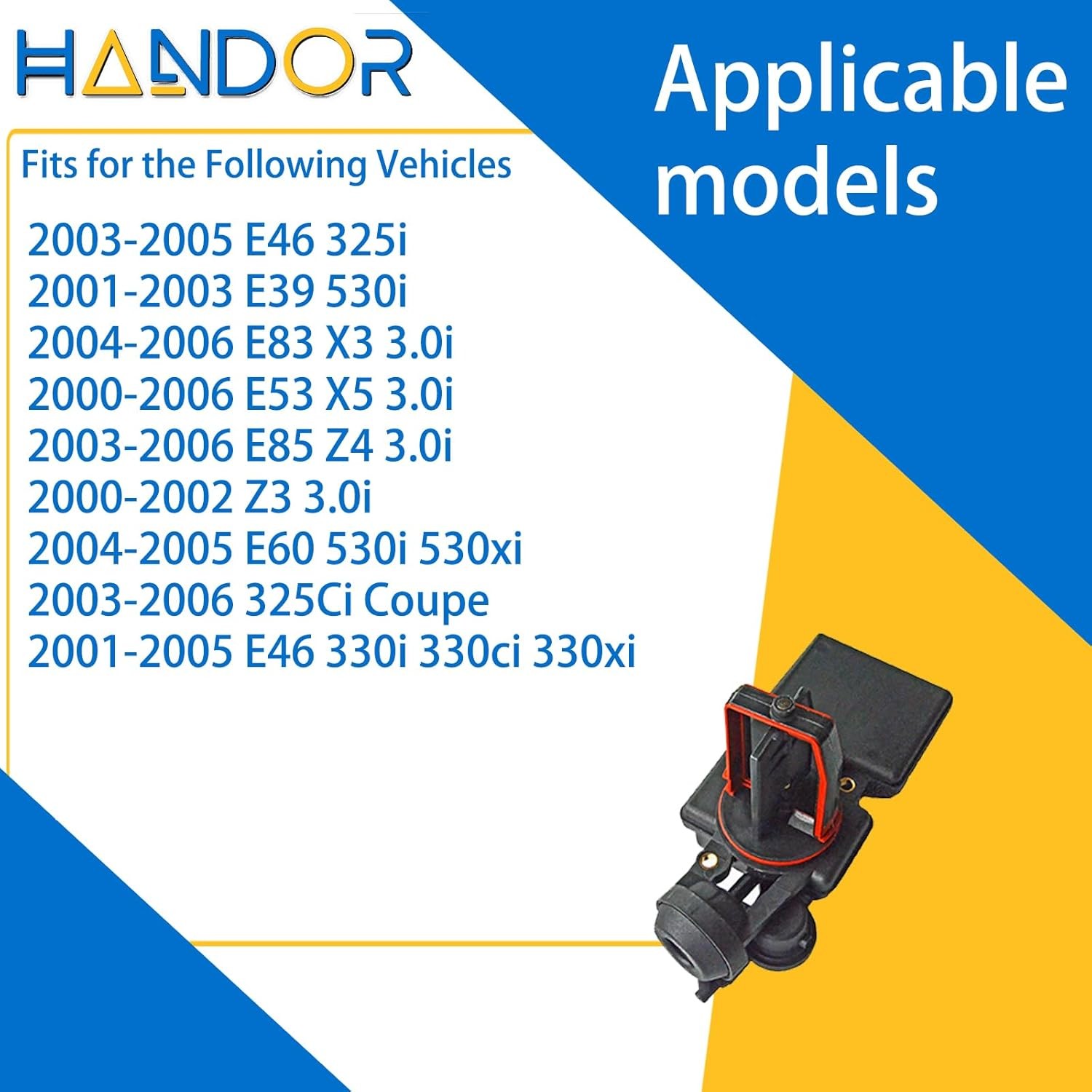 Handor 11617502275 Air Intake Manifold Runner Control Valve Fit for E46 E53 E60