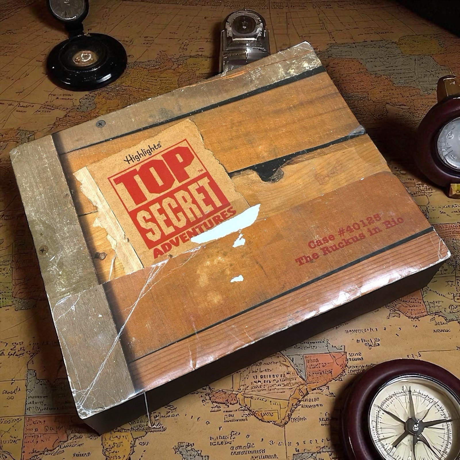 Highlights Top Secret Adventures Educational Activities Set 1990s Brazil Book