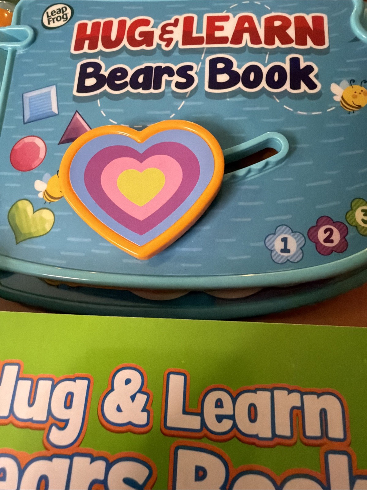 Leap Frog Hug & Learn Bears BOOK Electronic Activity Book NIB New 6 Months +
