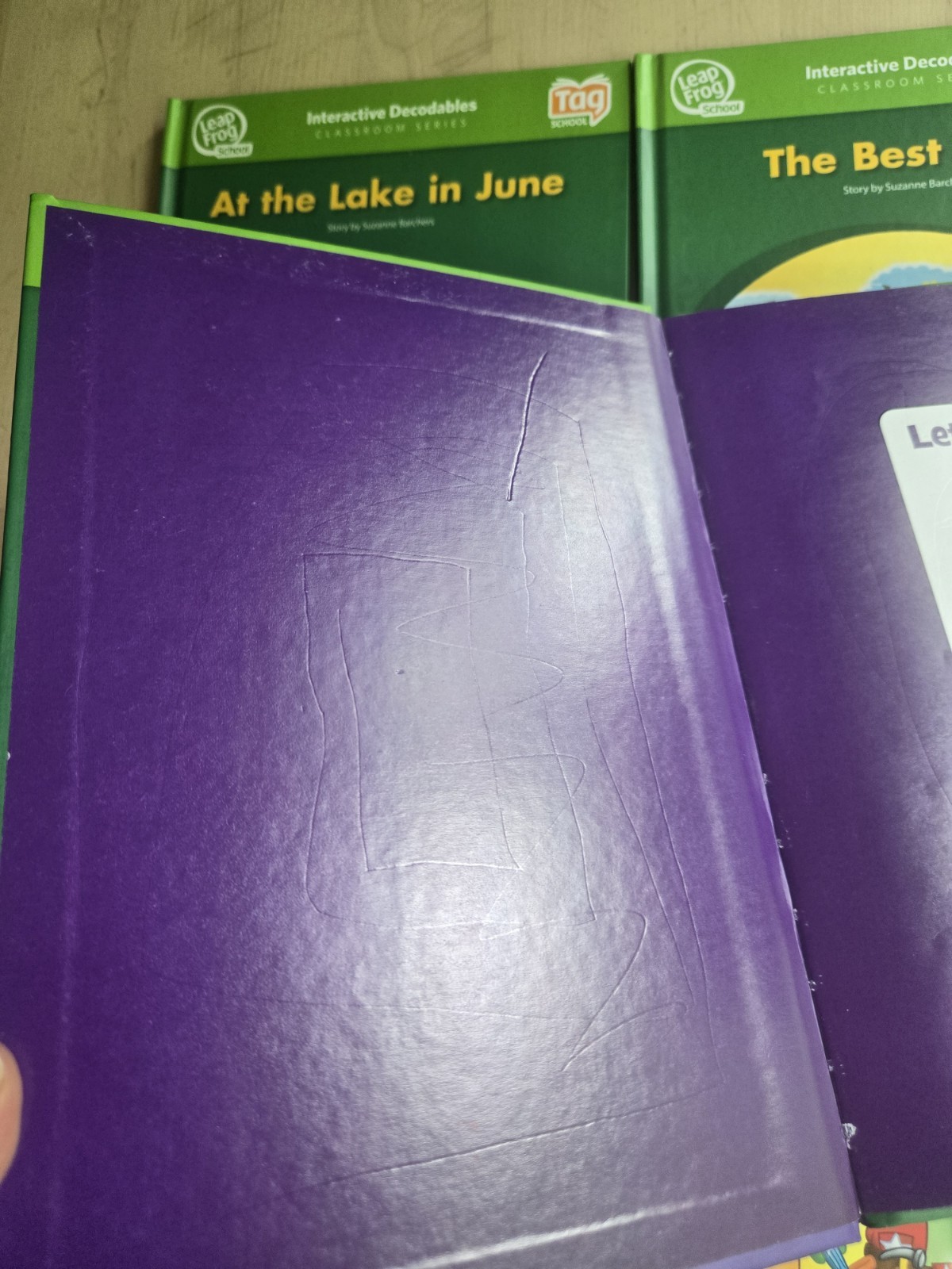 LeapFrog Tag LeapReader Book Lot 13 Short & Long Vowel Phonics Hardcover Paper
