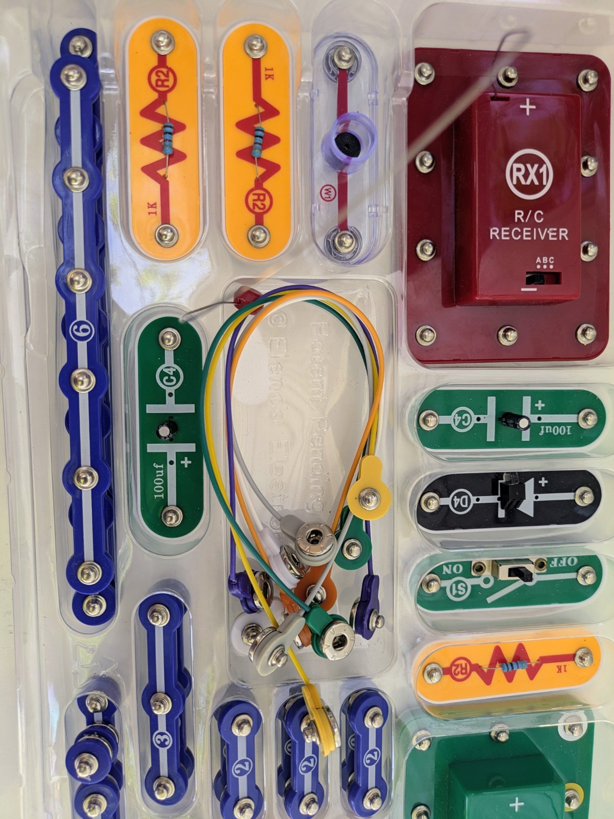 Elenco Snap Circuits RC Snap Rover SCROV-10 Motorized Educational Vintag Toy