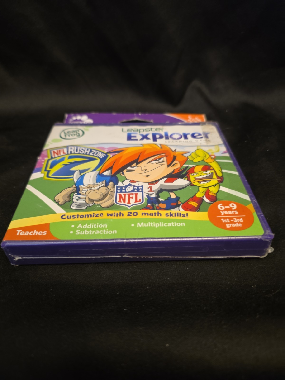 Leapfrog Leapster Explorer NFL Rush Zone Game Cartridge 1st-3rd Grade Ages 6-9