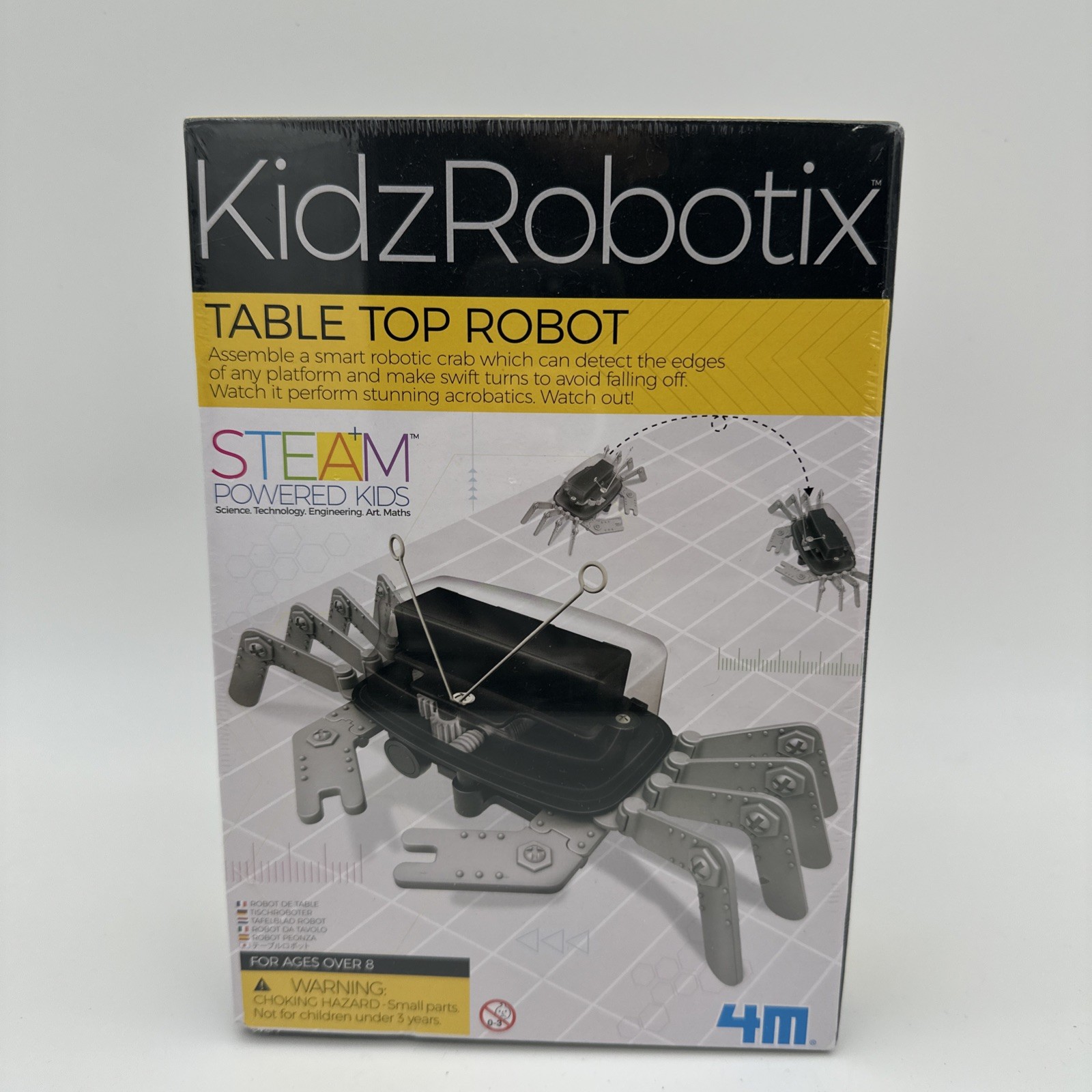 4M Table Top Robot Crab Kidzrobotix STEAM In Sealed Box