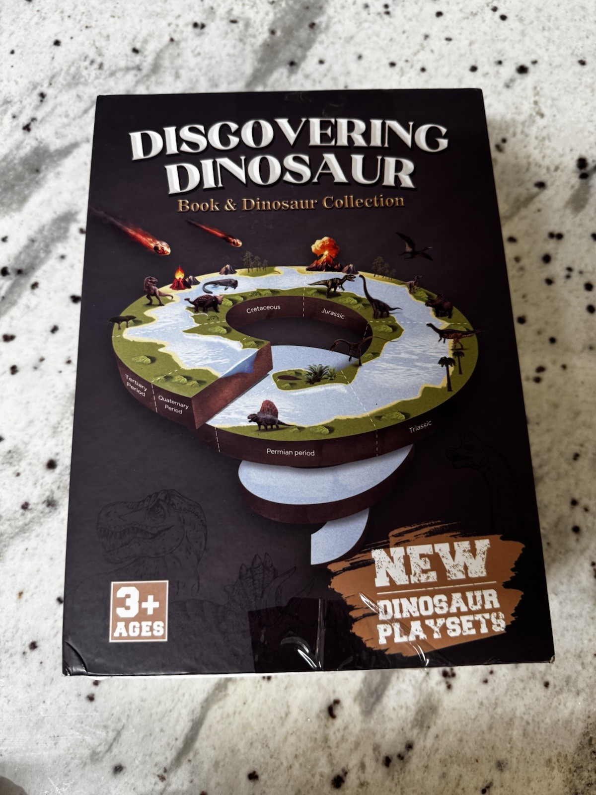 Discovering Dinosaur Book & Collection Set with Mini Figures, Ages 3+