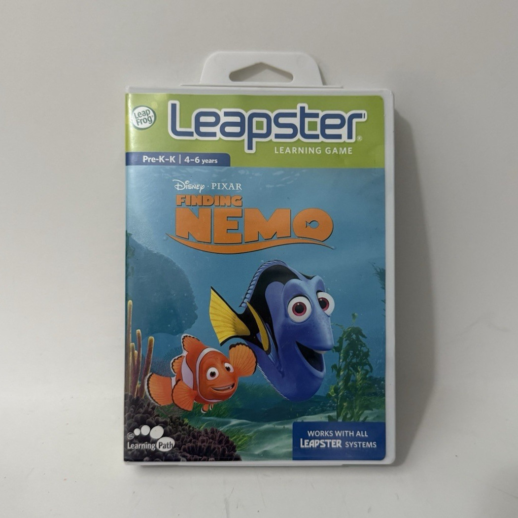 LeapFrog Leapster Finding Nemo Reading Learning Game Cartridge 2003 MPN 20003