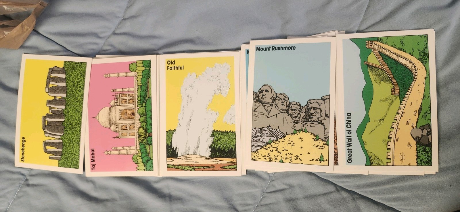 Vtg Trend Enterprises 1986 Animals Fun To Know & 1987 Famous Places Fun To Know
