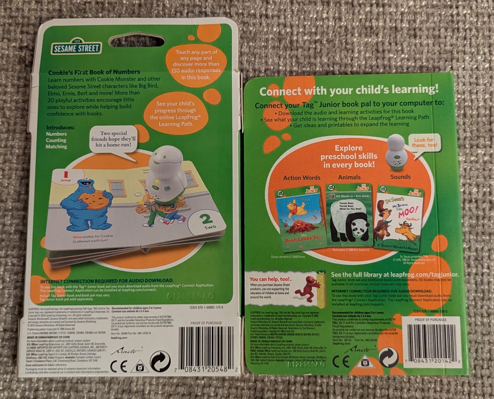 Leap Frog Tag Junior Reader wtih 12 Books – TESTED & WORKS w/ Disney & More!