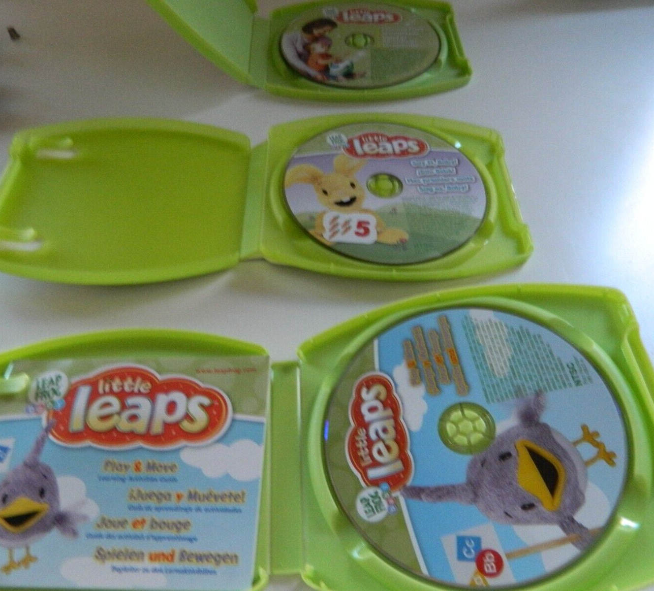 Lot Of 3 Leap frog baby little leaps. Say it Baby, Play &Move, Learning Steps