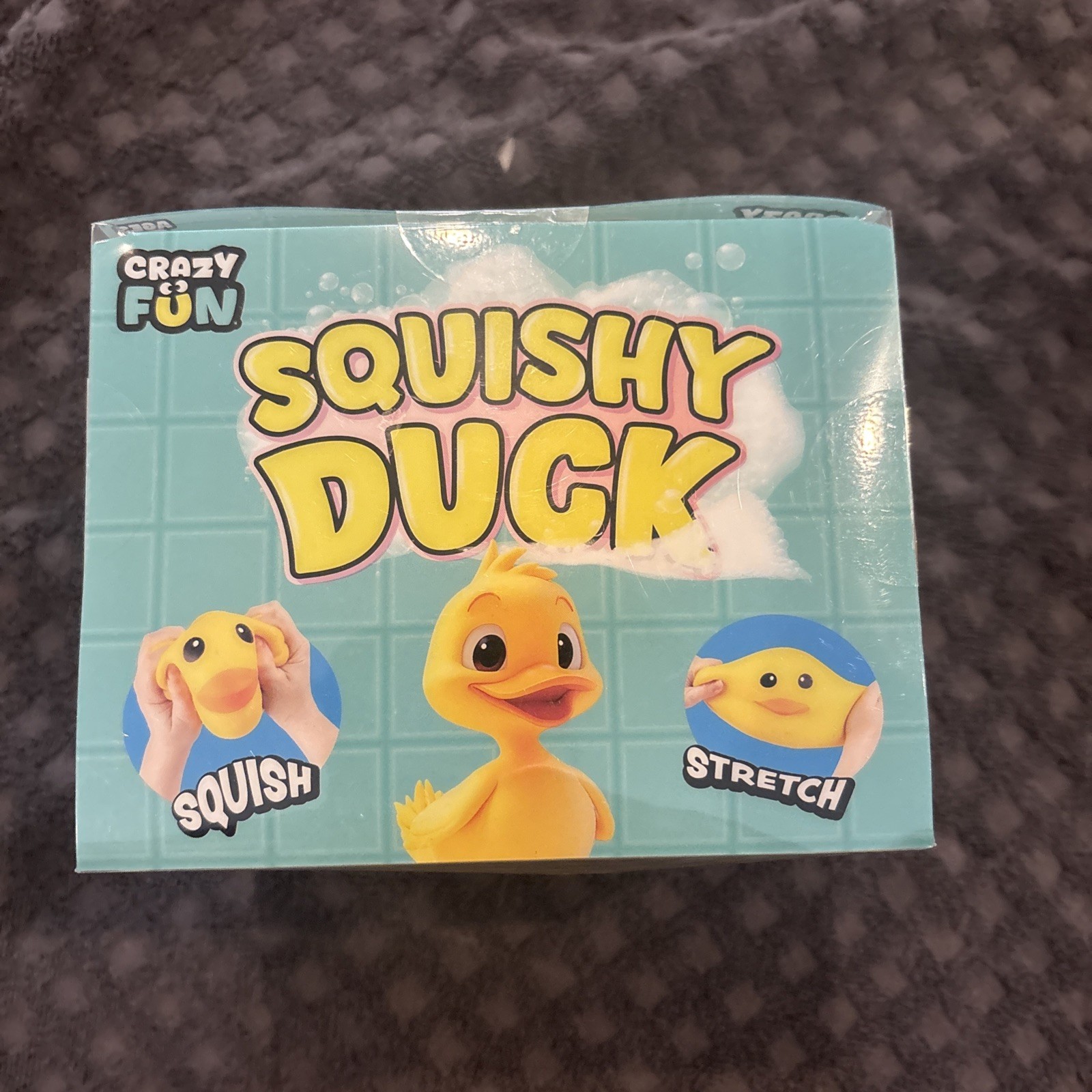 Crazy Fun Squishy Duck Stretch Squeeze Toy Yellow Orange 2026 Brand New
