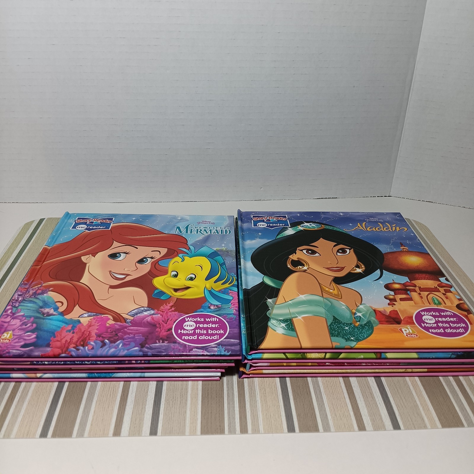 Disney Princess Me Reader Electronic Reader and 8-Book Library Set – Works!