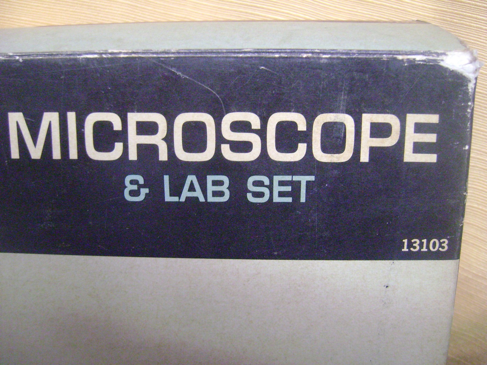 Vintage 1960s A.C. Gilbert Microscope and Lab Set Metal Case Electric Booklet
