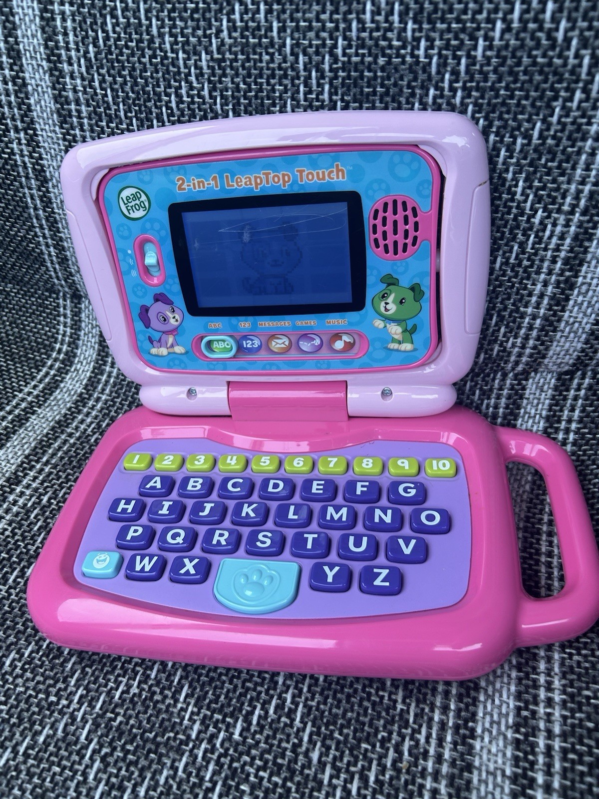 LeapFrog Pink My Own Leaptop Laptop Computer Kids Interactive Educational Tested