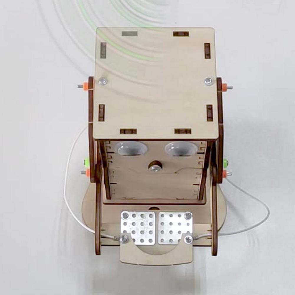 Diy Robot Eating Coin Wood Model Teaching Learning Stem