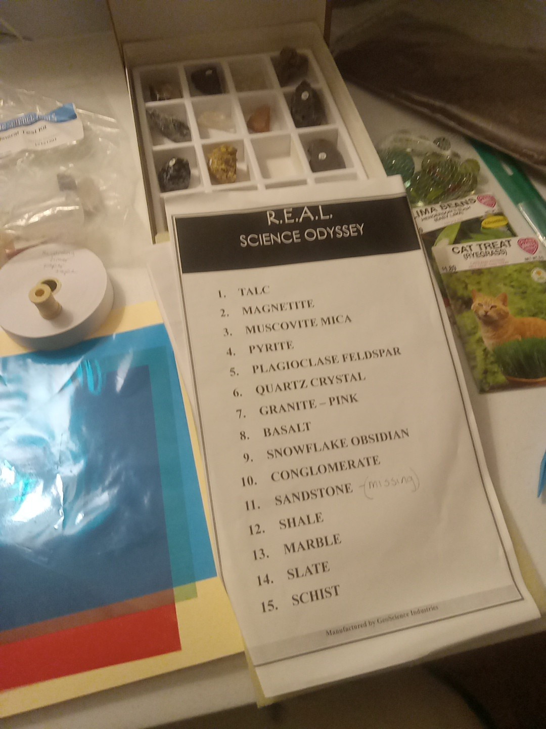Miscellaneous Homeschool Science Lab Materials, Mix Of Supplies, Science,biology