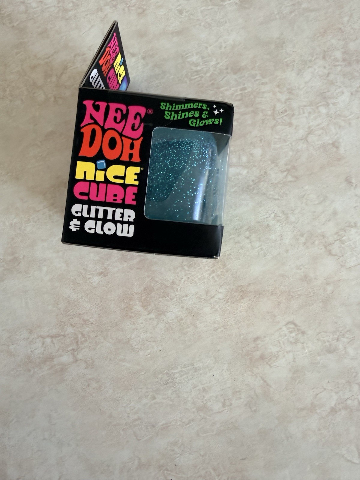100% Authentic Glitter and Glow Needoh Cube New In Box Made by Schylling USA