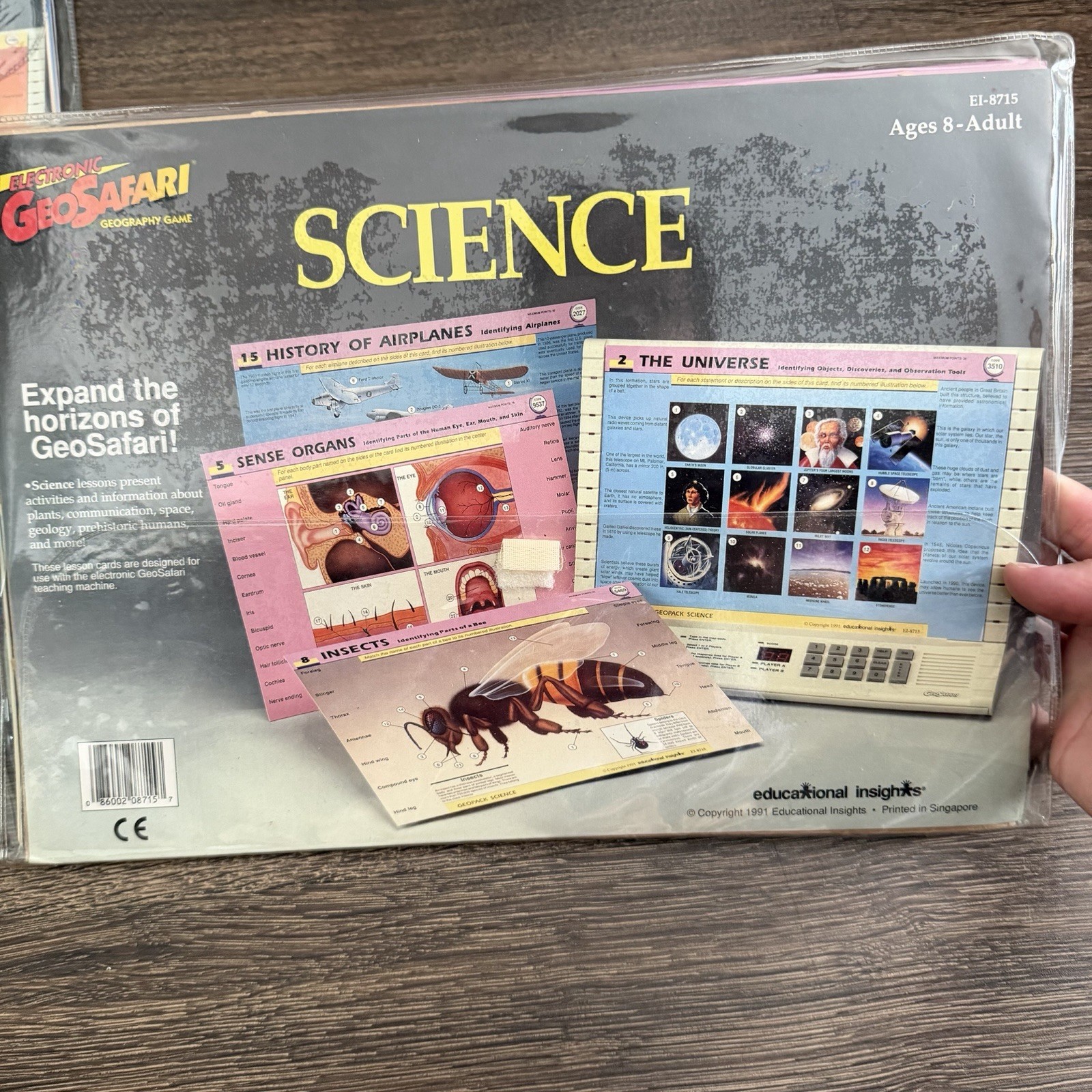 GeoSafari Educational Insights Science Geography Puzzle Expansion Lot of 3