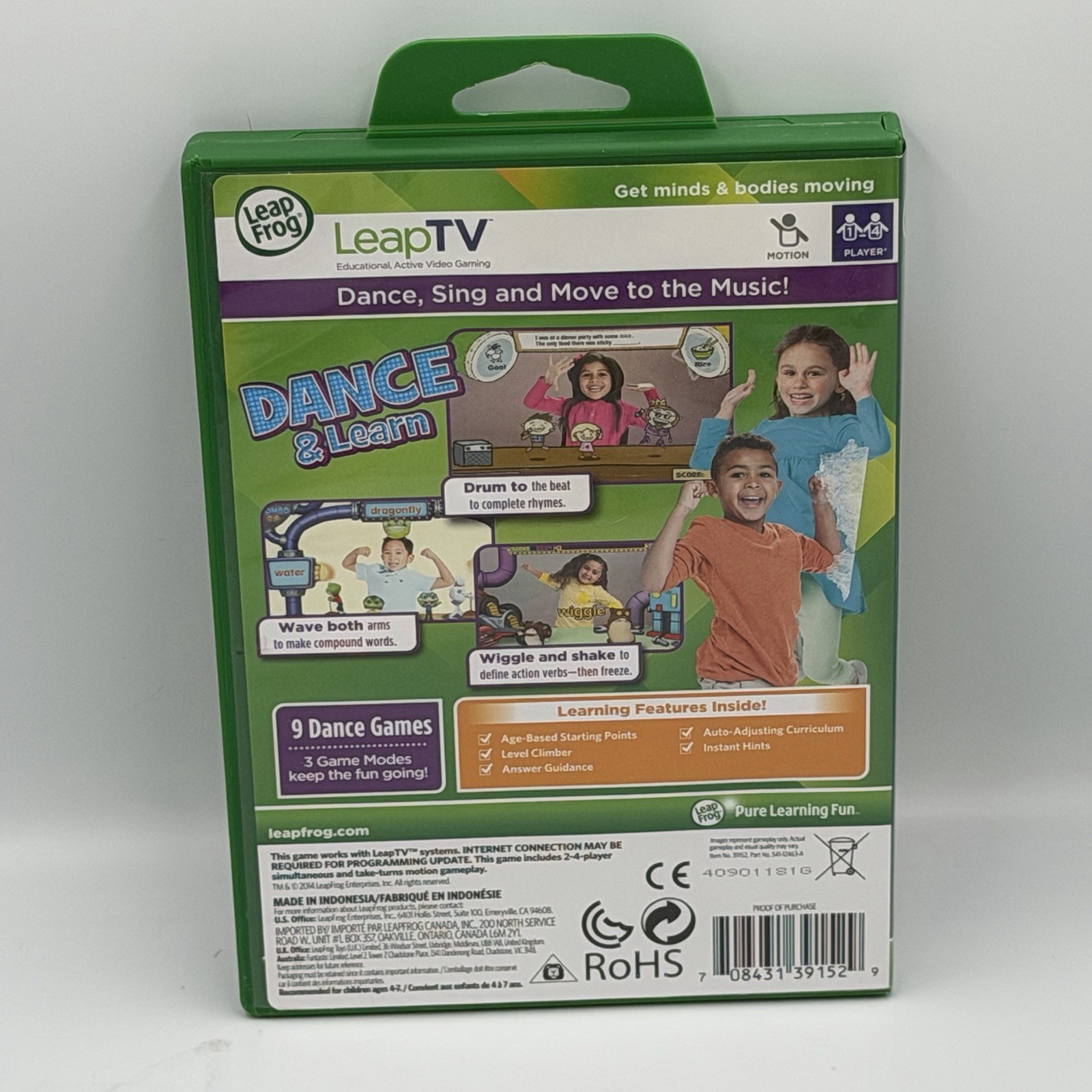 LeapFrog LeapTV Dance and Learn: Educational Active Video Game (4-7 Years)