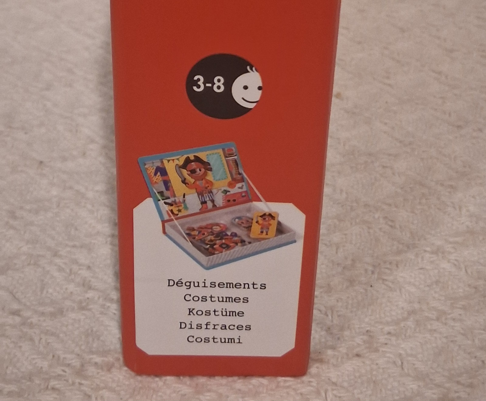 Janod Magnetibook Boys Costumes Educational Game 36 Magnets & 8 Cards Complete