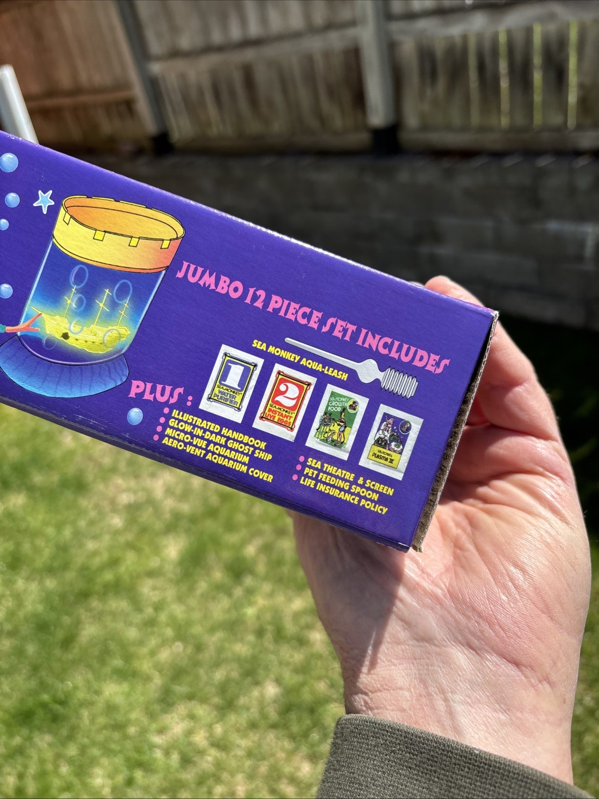 Amazing Live Sea-Monkeys SUNKEN TREASURE Tank Aquarium NEW RARE VTG 1998