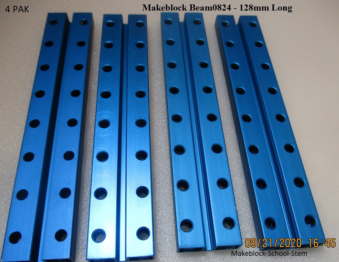 4 PAK * Makeblock Beam 0824-128 24mm x 128mm * 6061 aluminum