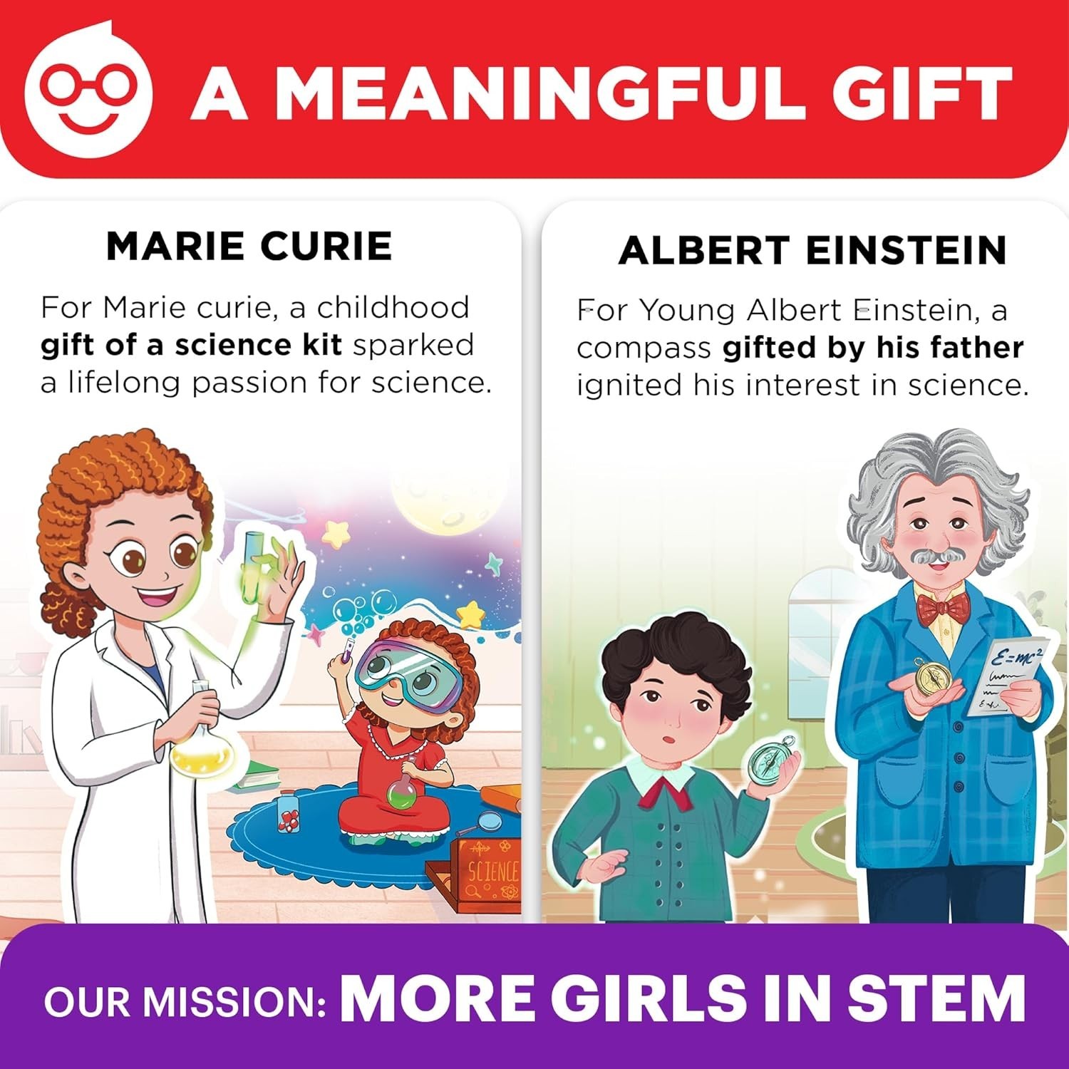 Girls First Science Experiment Kit for Kids Ages 4-5-6-7-8| Birthday Gift Ideas