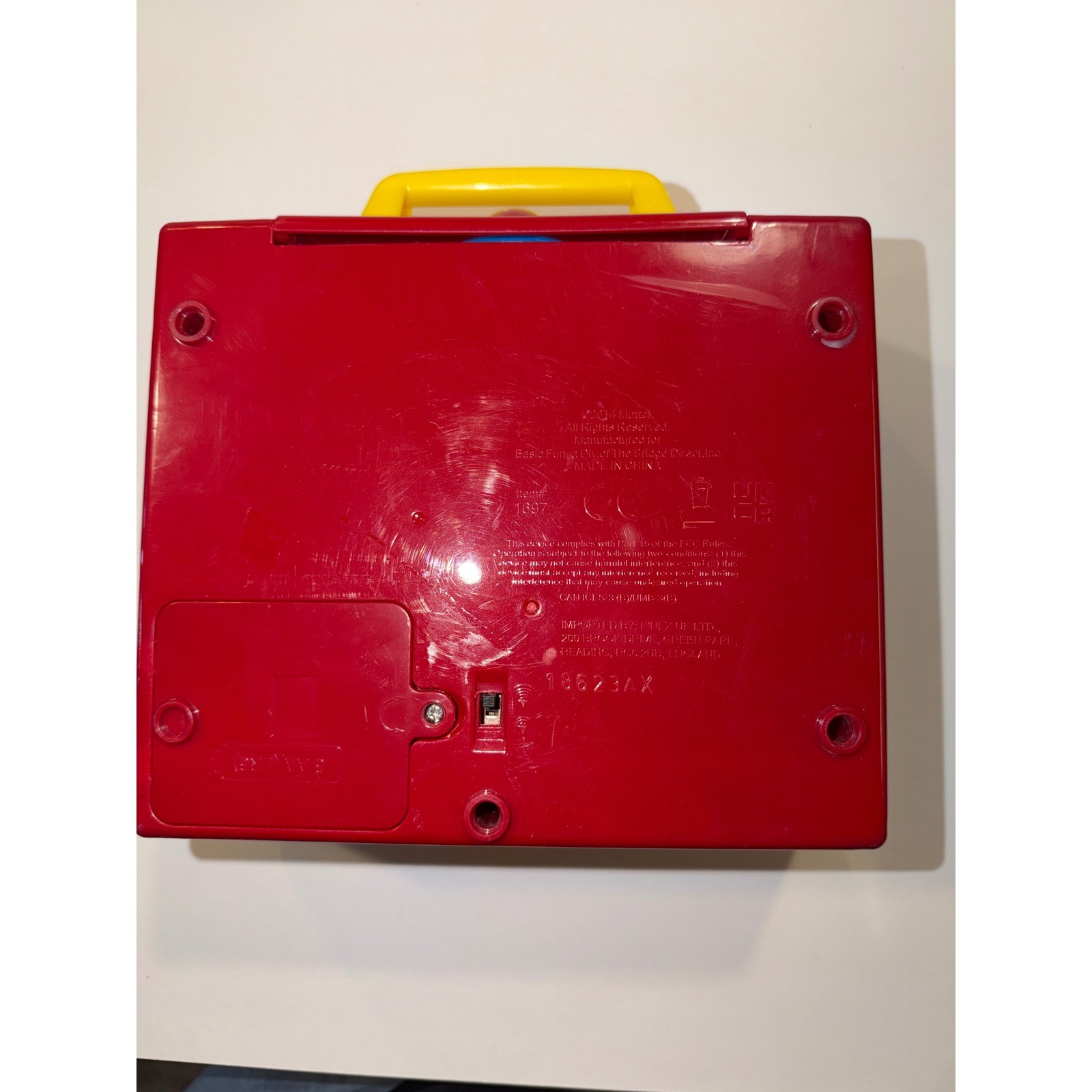 Fisher Price Music Box Record Player Unisex OS Red Excellent Retro Toy 1697