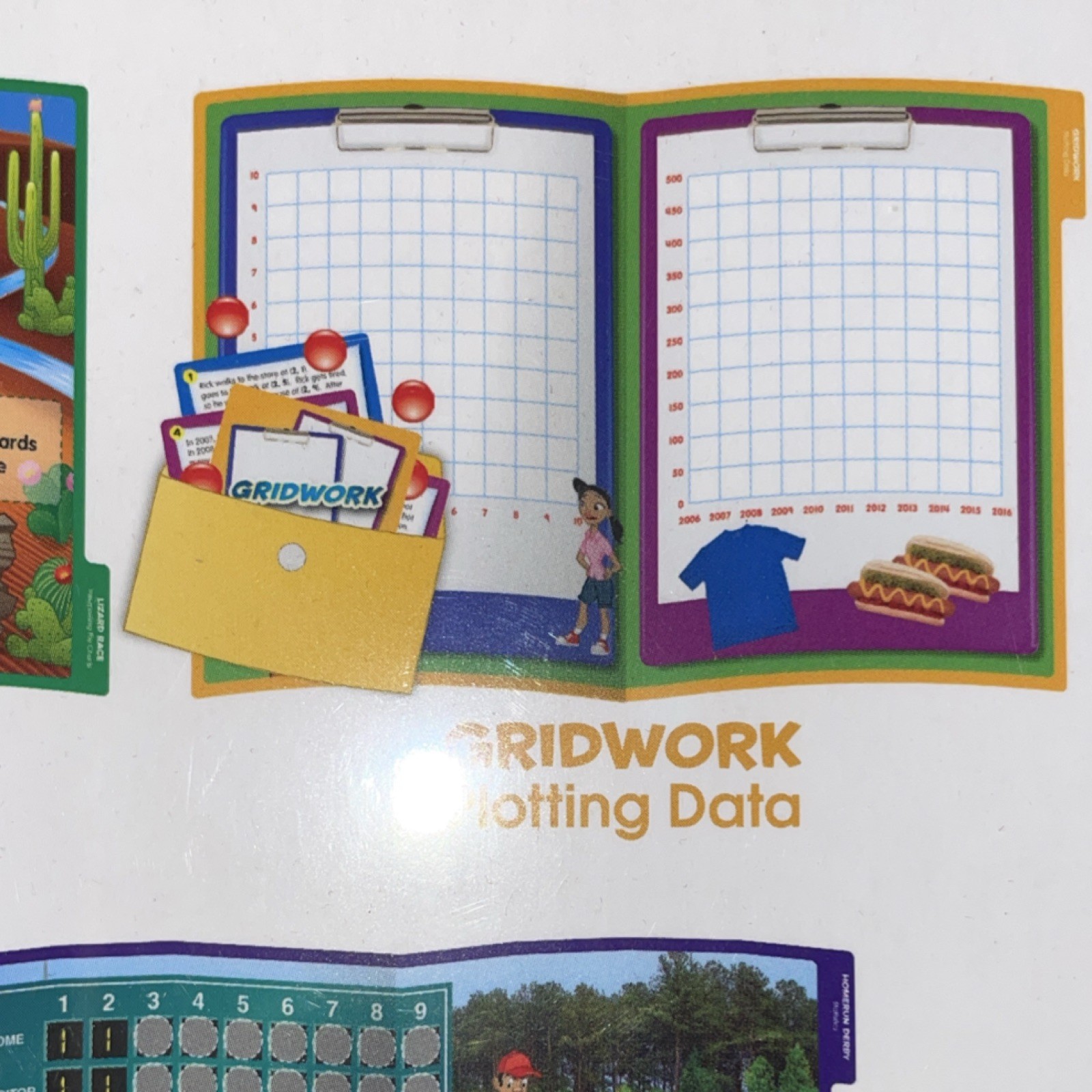 Lakeshore Data & Probability Elementary Folder With 10 Games for Ages 9+