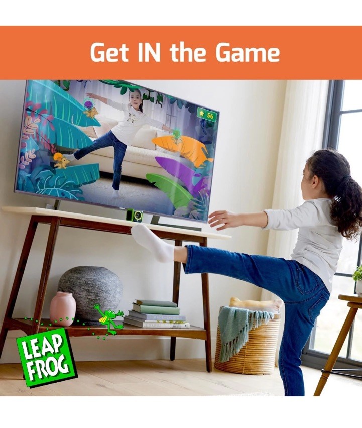 NEW LeapFrog LeapMove Gaming Console Motion-Based Learning 25 Preload Games