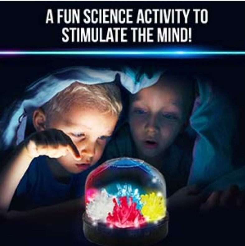 Crystal Growing Lab Kit Kids Science To The Max Experiment Gifts Boy & Girl STEM