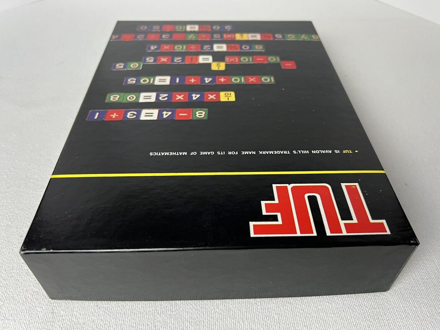 TUF: A Game of Mathematic Formulae, Avalon Hill 1967, wood components, COMPLETE
