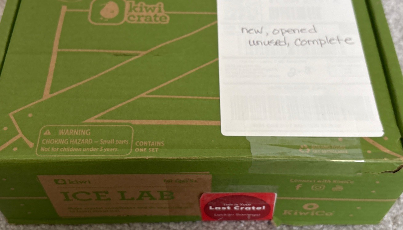 Lot Of 4 Kiwi Co.Crates STEM – 3 Boxes Unopened , 1 Box Slightly Used, Ages 5+