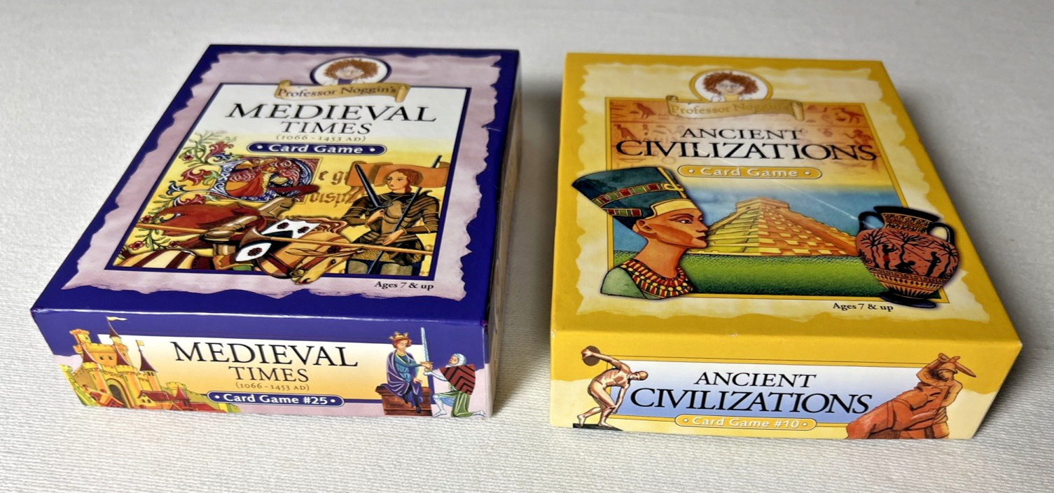 Professor Noggin’s MEDIEVAL TIMES & ANCIENT CIVILZATIONS Games, Complete