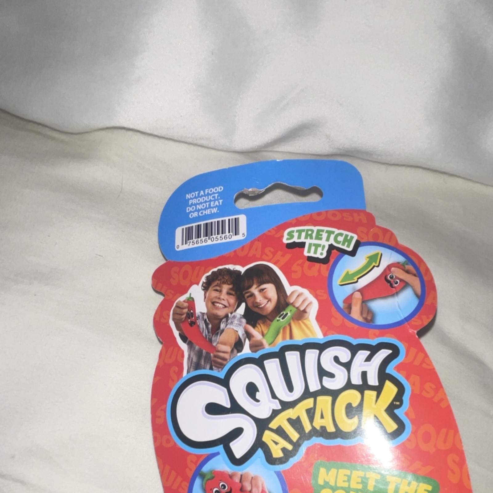 Squish Attack Hot Tamale Red Tactile Squeeze Toy 5+ Years 2023 5560