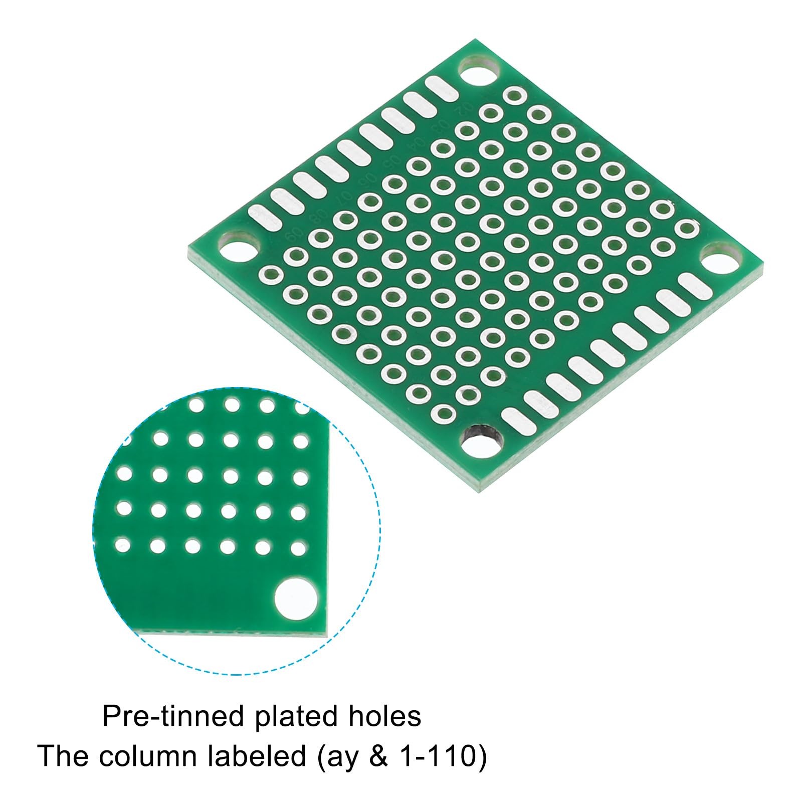 PATIKIL 1.2″ x PCB Board Circuit, 24 Pcs Single Sided Prototype…