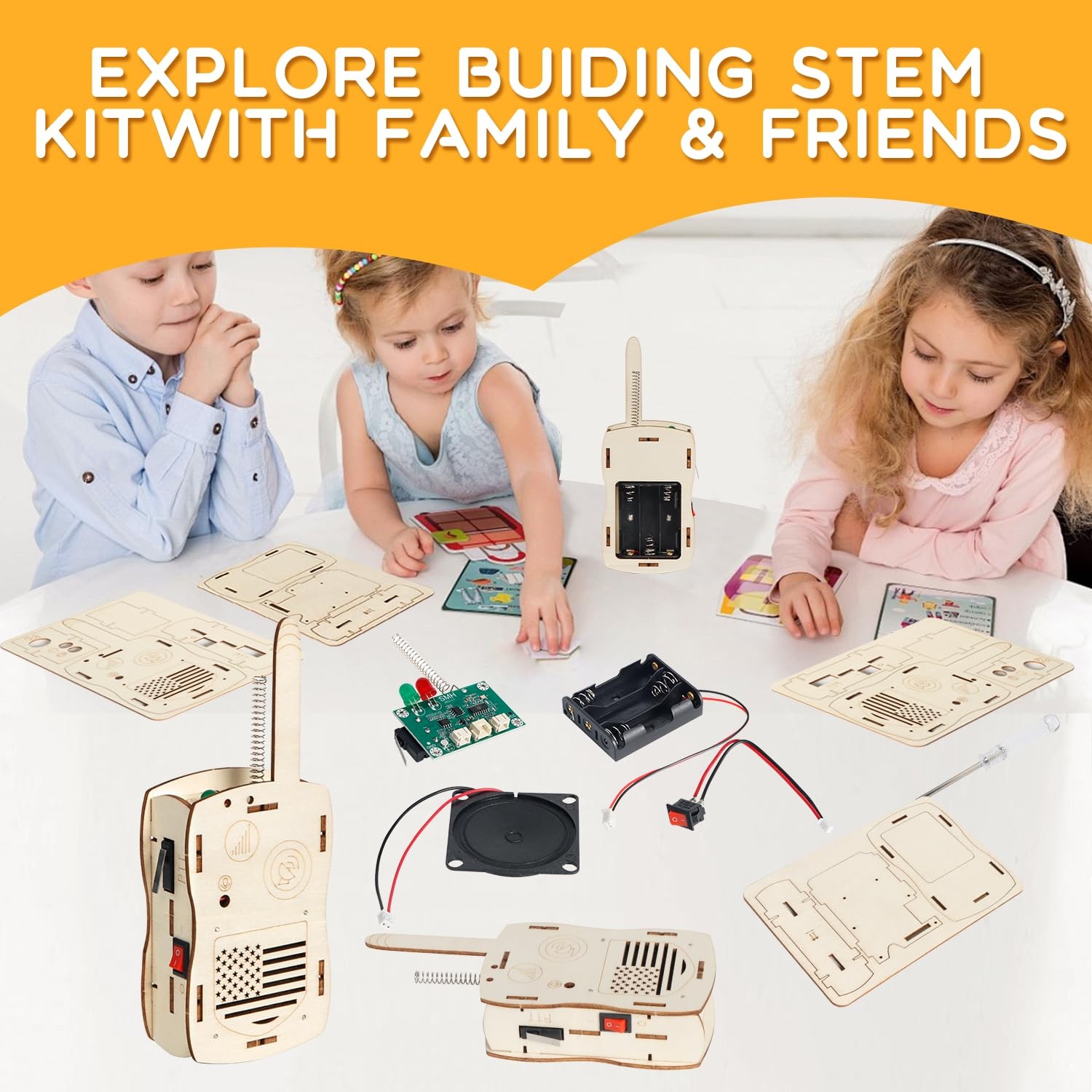 STEM Toys Science Kids Walkie Talkies for 6 7 8 9 10 11 12 13 14+ Years Old B…